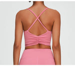 Load image into Gallery viewer, Breathable Seamless Cross Back Sculpt Performance Bra