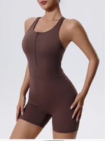 Load image into Gallery viewer, Premium Contoured One Piece Tracksuit Yoga Nylon Elite Lux