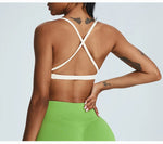Load image into Gallery viewer, Cross Strap Seamless Yoga Bralette Premium Performance Fit