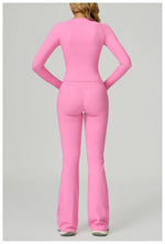 Load image into Gallery viewer, 2 Piece Contoured Breathable Yoga Ensemble Knitwear