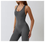 Load image into Gallery viewer, Seamless Contour Sculpt One Piece Yoga Bodysuit Set