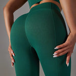 Load image into Gallery viewer, Ribbed Scrunch Contour Seamless High Waist Leggings