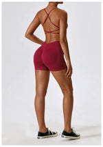 Load image into Gallery viewer, Seamless Performance Yoga Set Contour Nylon Knit Fabric