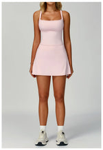 Load image into Gallery viewer, Luxe Contour 2 Piece Yoga Wear Ensemble Nylon Knit Fabric