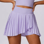 Load image into Gallery viewer, Pocketed High Waist Tennis Skirt Performance Wear Nylon