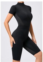 Load image into Gallery viewer, Seamless Zippered Contour Yoga Bodysuit for Performance