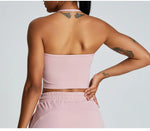 Load image into Gallery viewer, Feather Light Bra Interlocking Open Back Halter Contour