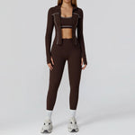 Load image into Gallery viewer, Contour Performance High Waist Athleisure Set Seamless