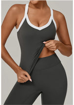 Load image into Gallery viewer, Breathable High Support Contour Yoga Performance Bra