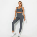 Load image into Gallery viewer, Seamless Contour Two Piece Yoga Set Performance Wear
