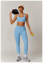Load image into Gallery viewer, Seamless Contour Performance Yoga Ensemble