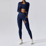 Load image into Gallery viewer, Three Piece Breathable Yoga Tracksuit Pro For Performance