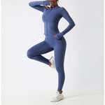 Load image into Gallery viewer, 2 Piece Contouring Sculpted Yoga Ensemble Performance