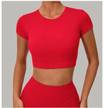 Load image into Gallery viewer, Premium Quick Dry Yoga Tee With Light Weight Sleeves