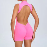 Load image into Gallery viewer, Premium Contoured Studio Jumpsuit Nylon Knit Capsule