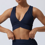 Load image into Gallery viewer, Breathable Cross Strap Contour Padded Luxurious Bra