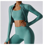 Load image into Gallery viewer, Crossed Shoulder Strap Yoga Bra Premium Nylon Spandex