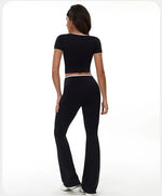 Load image into Gallery viewer, High Waist Contoured Performance Leggings Nylon Knit