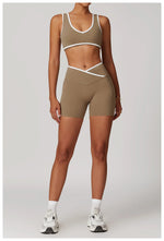 Load image into Gallery viewer, 2 Piece Sculpted Contour High Waist Set Performance Fabric