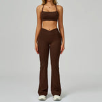 Load image into Gallery viewer, Two Piece Ultra Performance Yoga Luxe Set High Waist Band