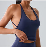 Load image into Gallery viewer, Cross Back Contour Seamless Sports Bra Performance