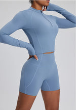 Load image into Gallery viewer, Contour Stretch Athleisure Bell Bottoms Set Nylon Spandex