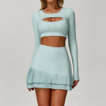 Load image into Gallery viewer, Premium Performance Knit Yoga Set With Contoured Leggings