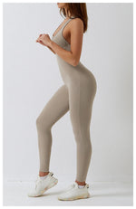 Load image into Gallery viewer, Seamless Contour Sculpt One Piece Yoga Bodysuit Set
