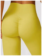 Load image into Gallery viewer, Luxurious High-Waist Contour Seamless Leggings Scrunch