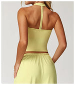 Load image into Gallery viewer, Breathable Impact Contour Yoga Sports Bra Elevation