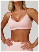 Load image into Gallery viewer, Contoured High Impact Sculpted Premium Sports Bra Seamless