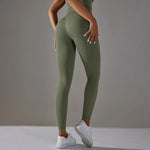 Load image into Gallery viewer, Ribbed Scrunch Contour Seamless High Waist Leggings