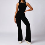 Load image into Gallery viewer, Sculpted Yoga Jumpsuit Ultra Breathable Nylon Knit Fabric