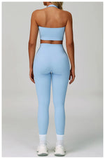 Load image into Gallery viewer, 2 Piece Contouring Sculpted Yoga Ensemble Performance