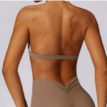 Load image into Gallery viewer, Contoured Halter Breathable Sport Bra Quick Dry Lift
