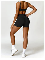Load image into Gallery viewer, Seamless Two Piece Yoga Set Contour Silhouette Leggings