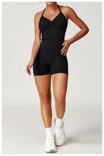 Load image into Gallery viewer, Two Piece Yoga Set Seamless Contour Performance Wear