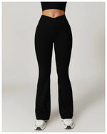 Load image into Gallery viewer, Seamless Flared Bell Bottoms Yoga Leggings High Waist