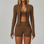 Load image into Gallery viewer, Two Piece Contour Seamless Performance Yoga Ensemble