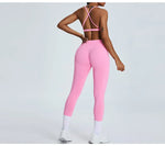 Load image into Gallery viewer, Cross Strap Seamless Yoga Bralette Premium Performance Fit