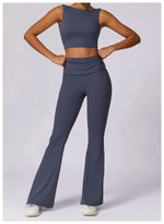Load image into Gallery viewer, Luxurious Yoga Bra Leggings Seamless Contoured Multistretch