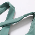 Load image into Gallery viewer, Crossed Shoulder Strap Yoga Bra Premium Nylon Spandex