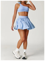 Load image into Gallery viewer, One Shoulder Seamless Contour Sports Bra Performance