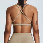 Load image into Gallery viewer, Cross Strap Seamless Yoga Bralette Premium Performance Fit