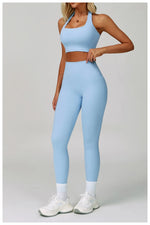 Load image into Gallery viewer, 2 Piece Contouring Sculpted Yoga Ensemble Performance