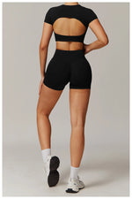 Load image into Gallery viewer, Seamless Contour Two Piece Yoga Set Luxe Performance Wear