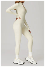 Load image into Gallery viewer, Premium Seamless Sculpted One Piece Yoga Tracksuit