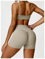Load image into Gallery viewer, Seamless Two Piece Yoga Set Contour Silhouette Leggings