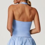 Load image into Gallery viewer, Seamless Contour Halter Bra Open Back Premium Breathable