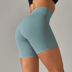 Load image into Gallery viewer, Luxurious High Waist Breathable Yoga Shorts Contour